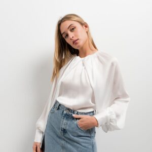 BLUSA SATINADA