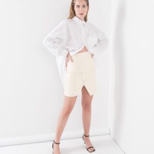 FALDA CRUZADA EFECTO PIEL