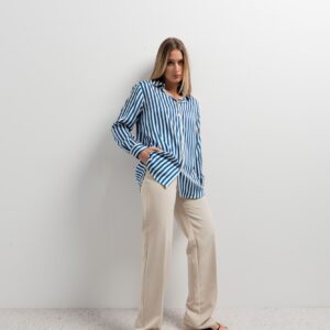 CAMISA SATINADA ESTAMPADA