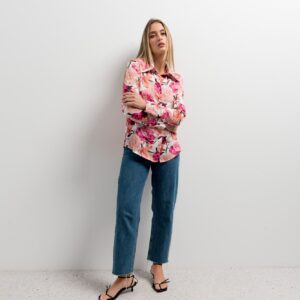 CAMISA SATINADA ESTAMPADA