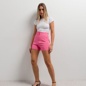 SHORTS TIRO ALTO PINZAS