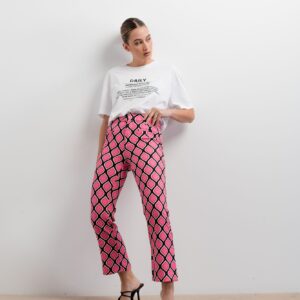 PANTALÓN MINI FLARE ESTAMPADO