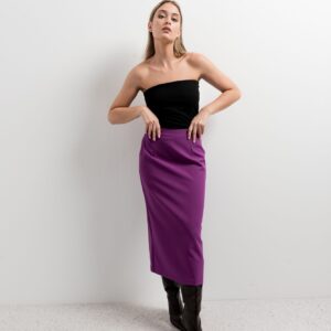 FALDA MIDI ABERTURA TRASERA