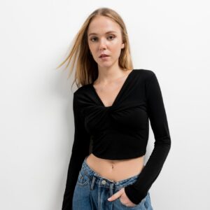 CAMISETA MANGA LARGA CON NUDO