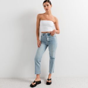 JEANS STRAIGHT ROTOS