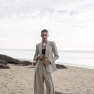 PANTALÓN OVERSIZE CON LINO