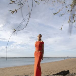 TOP ASIMETRICO POLIAMIDA