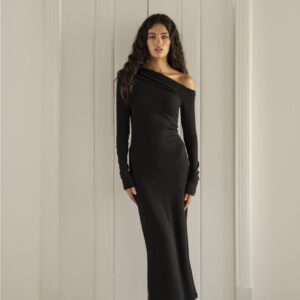 VESTIDO PUNTO ASIMETRICO