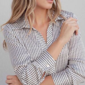 CAMISA SATINADA RAYAS