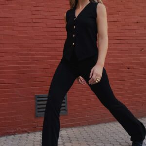 TOP CHALECO PUNTO TEXTURA