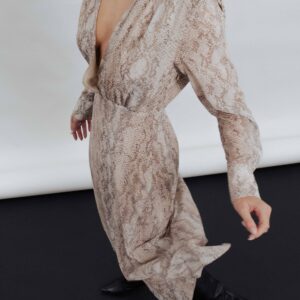 VESTIDO GASA ESTAMPADO ANIMAL