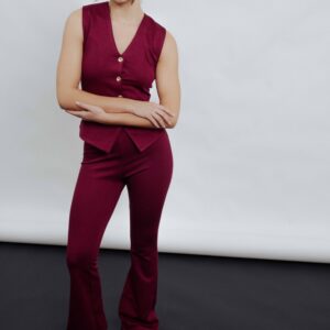 TOP CHALECO PUNTO TEXTURA