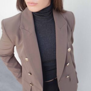 BLAZER CRUZADA BOTONES