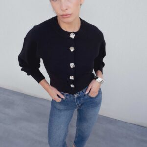 CHAQUETA PUNTO BOTONES