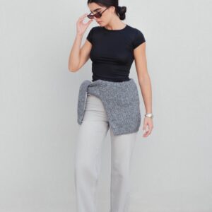 JEANS WIDE LEG TIRO MEDIO FULL LENGTH