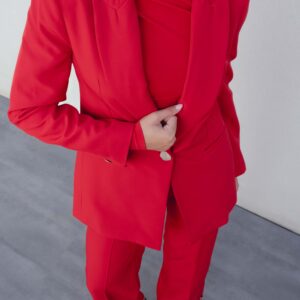 BLAZER BOTON PLATEADO