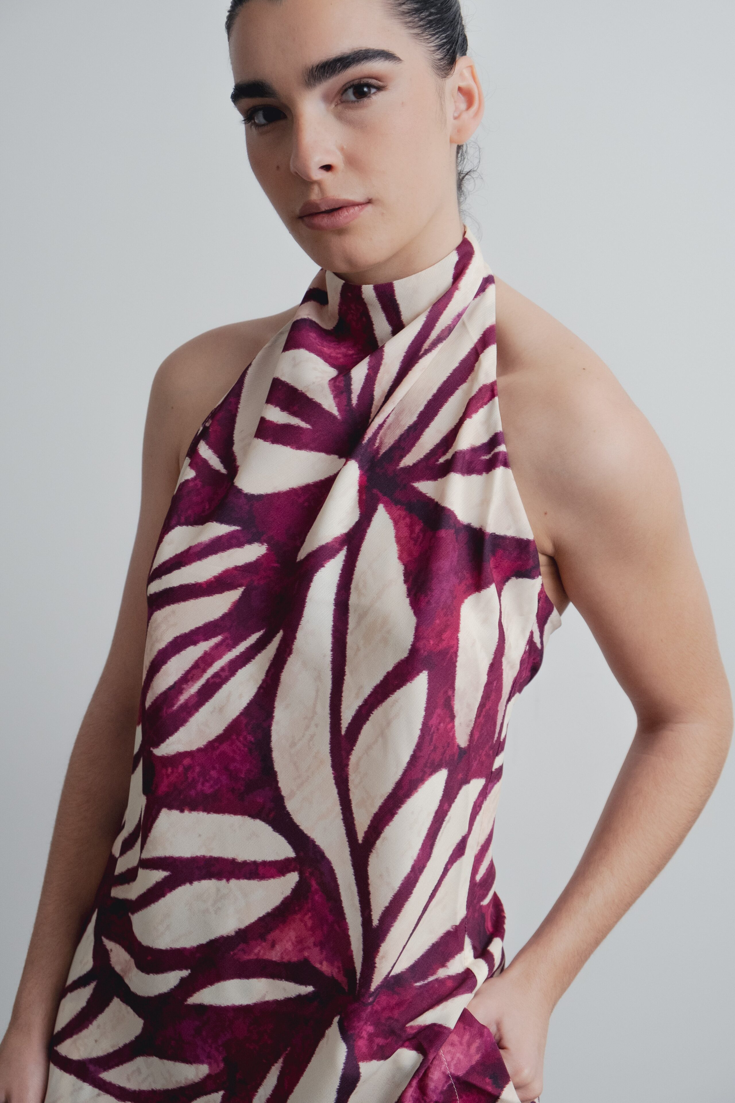 CUERPO HALTER ESTAMPADO