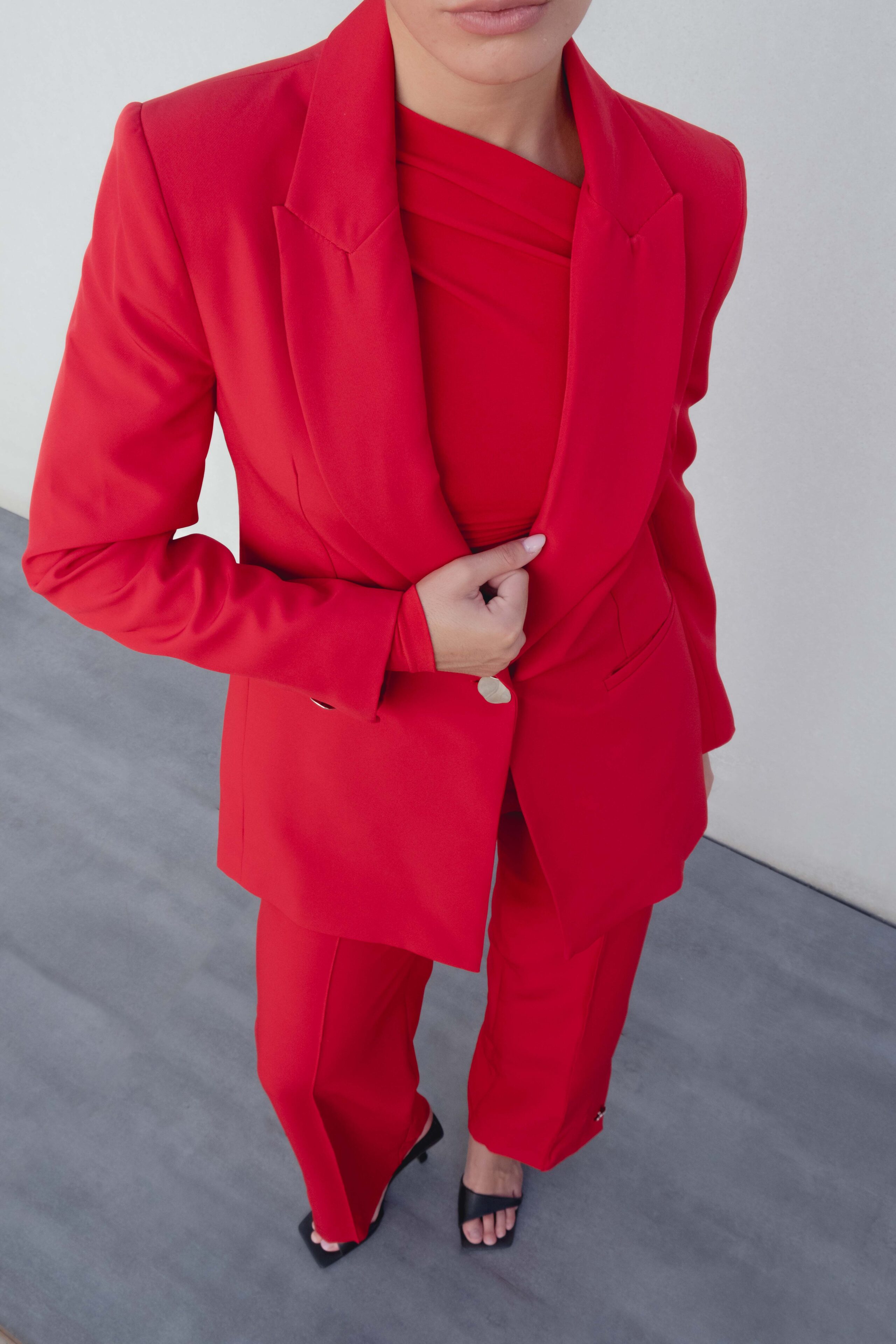 BLAZER BOTON PLATEADO