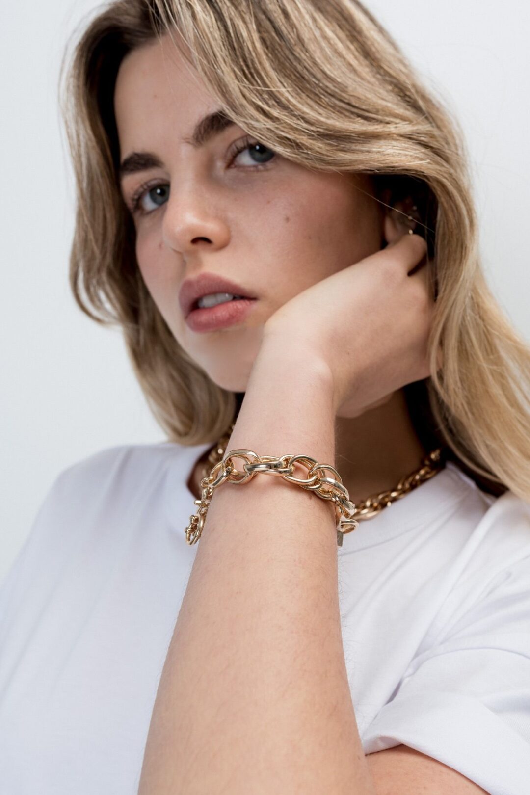 Pulsera eslabones combinado-83404