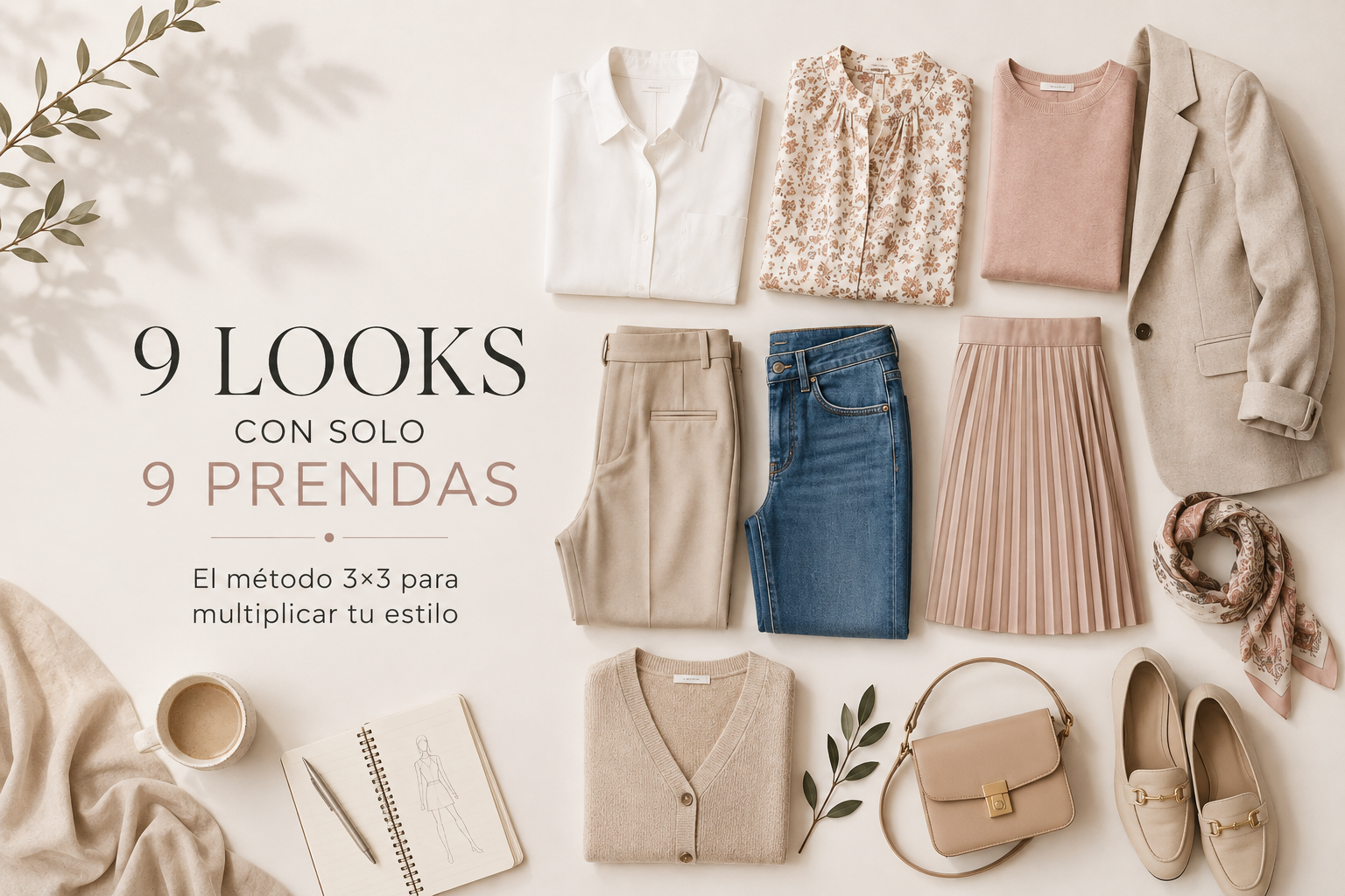 Menos Ropa, Más Estilo: Descubre el Método 3×3 para Multiplicar tus Looks